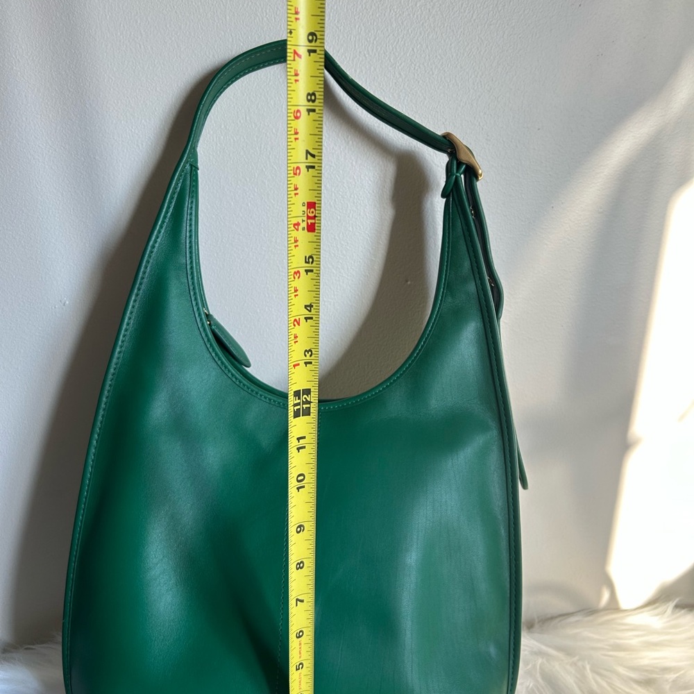 Coach Ergo Green Glovetanned Leather Hobo‎ Shoulder Bag Excellent - Picture 15 of 16